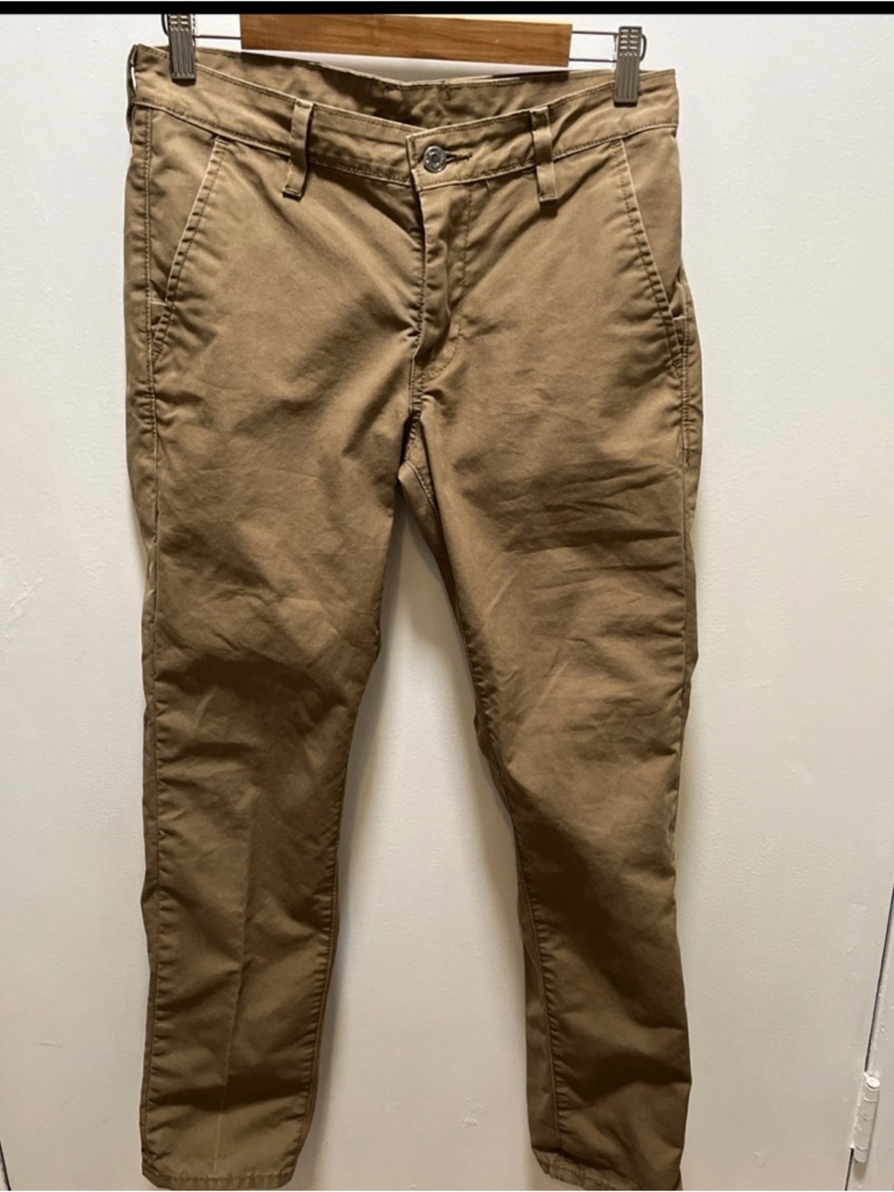 Men's Levi's Biking Commuter Cycling Pants 30x30 Tan, Khaki, Straight Leg, Chino